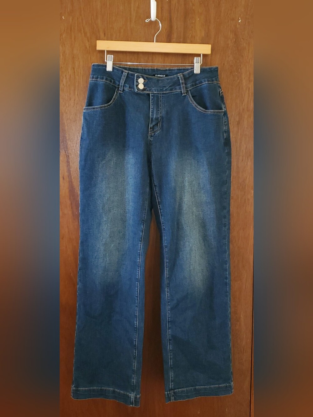 Flamingals High-Rise Wide-Leg Jeans Sz Xl